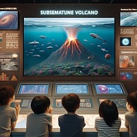 巨大なモニター